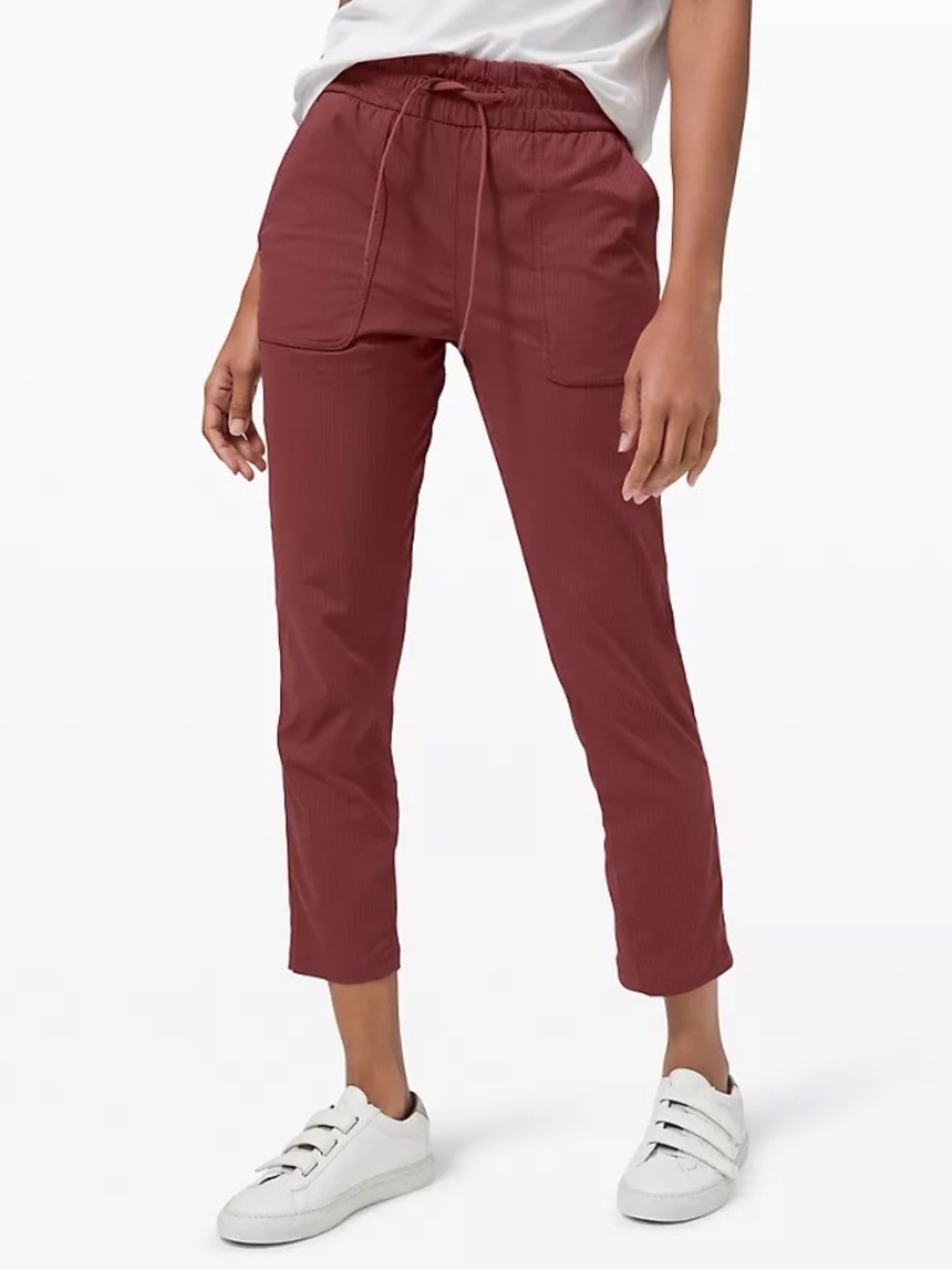Lululemon Women's Beyond the Studio Cropped Pant Slim In Savannah Size 4